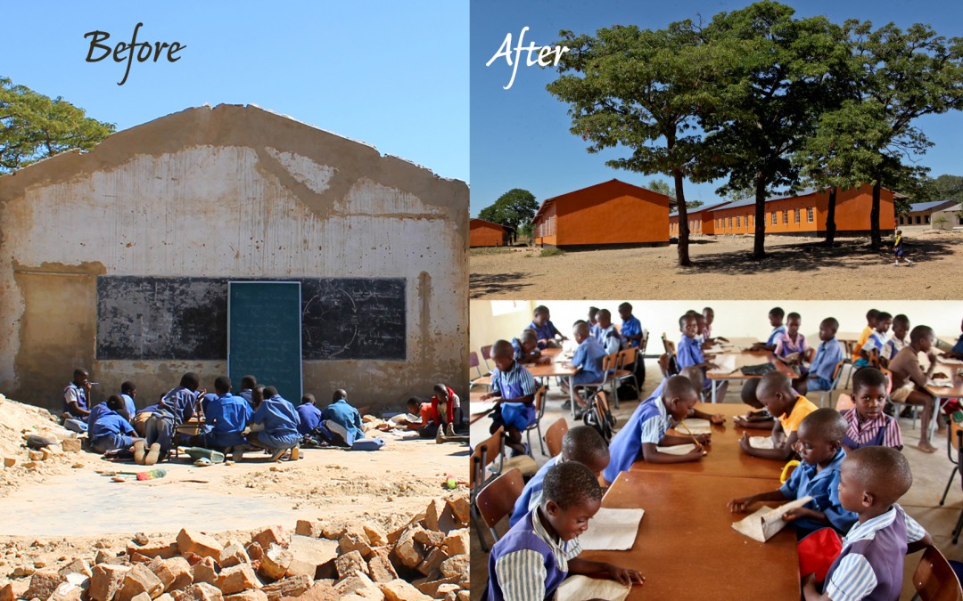 A School is Transformed in Matau Zimbabwe